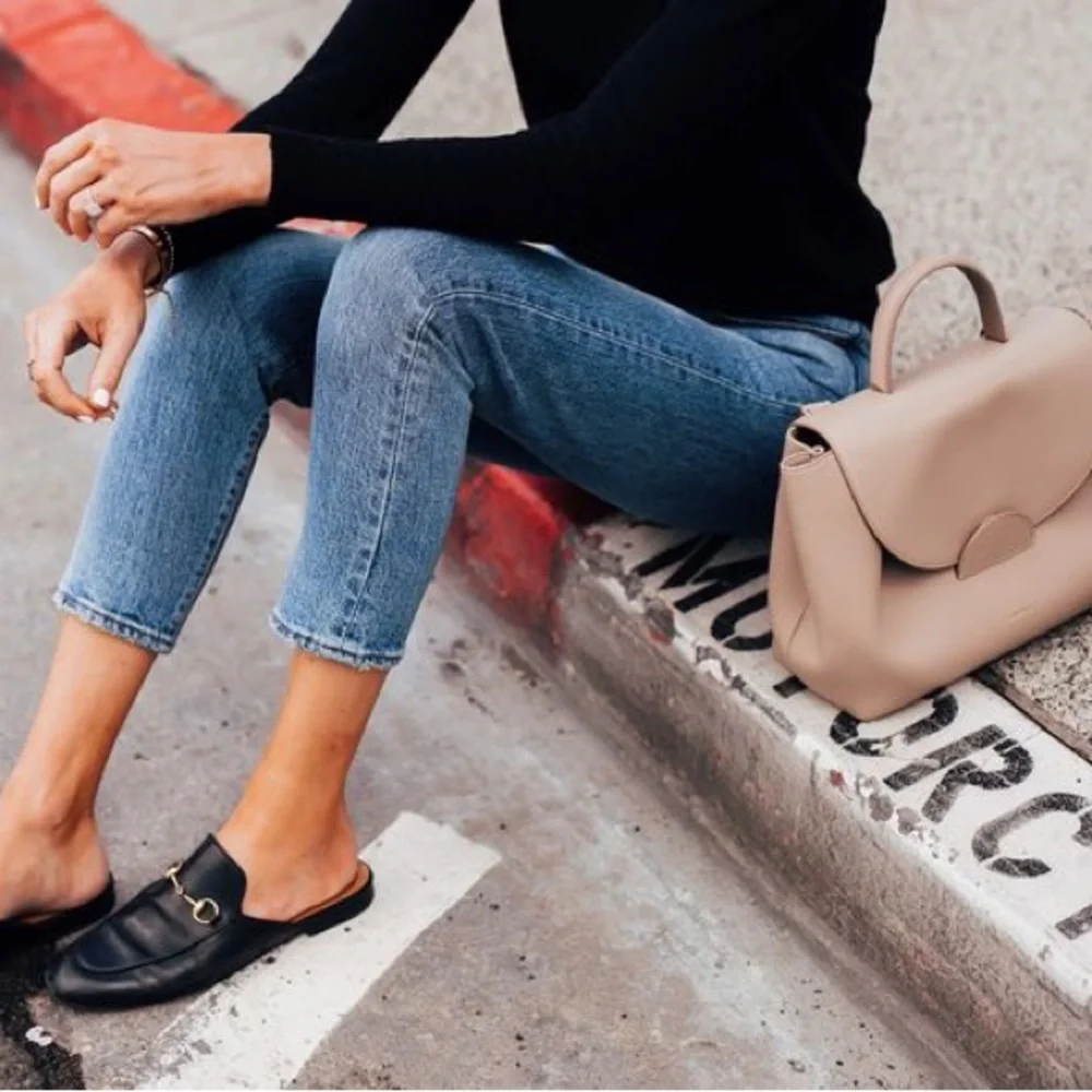 Gucci Princetown Leather Mules, Size 37.5 - Picture 2 of 13